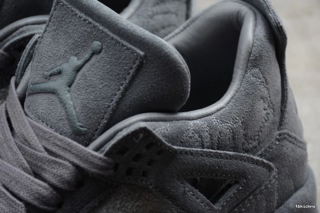 Rep TBkick Grey x Jordan KAWS Cool 930155-003 Air 4 0705